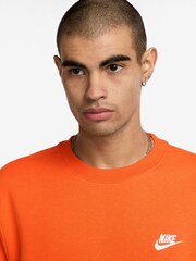 Nike Safety Orange Club Crew Sweatshirt - Image 3 of 3