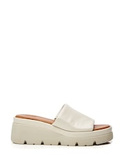 Moda In Pelle Namya High One Band Netty Wedges - Image 1 of 4