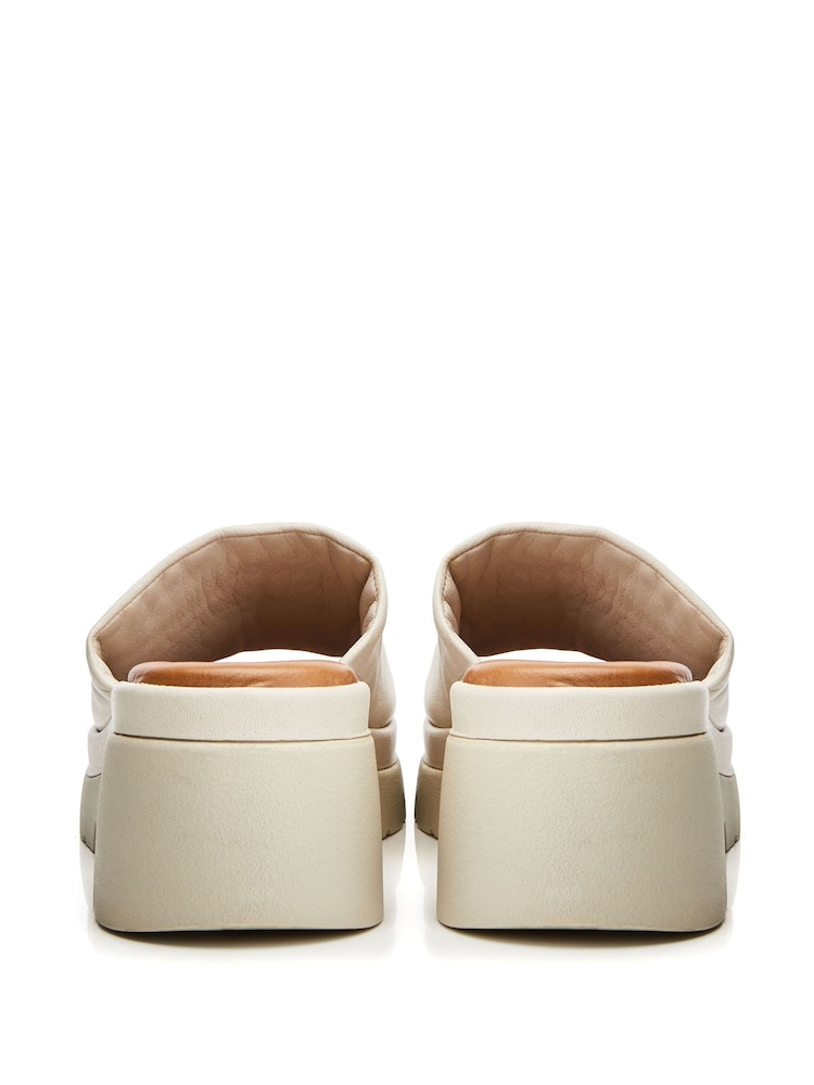 Moda In Pelle Namya High One Band Netty Wedges - Image 3 of 4
