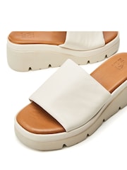 Moda In Pelle Namya High One Band Netty Wedges - Image 4 of 4