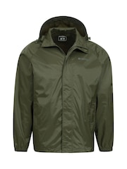 Mountain Warehouse Khaki Green Pakka Mens Waterproof Jacket - Image 6 of 6