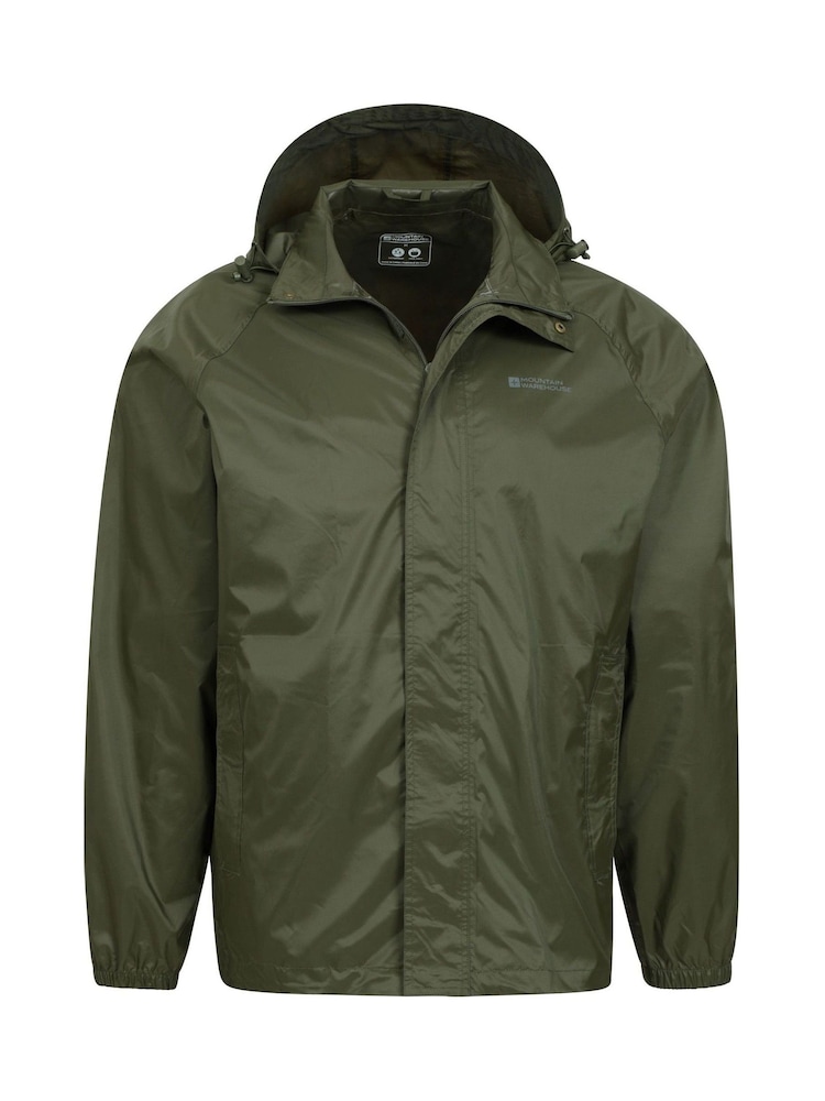 Mountain Warehouse Khaki Green Pakka Mens Waterproof Jacket - Image 6 of 6