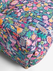 Lucy Tiffney Navy Ditsy Floral Accent Chair - Image 8 of 8