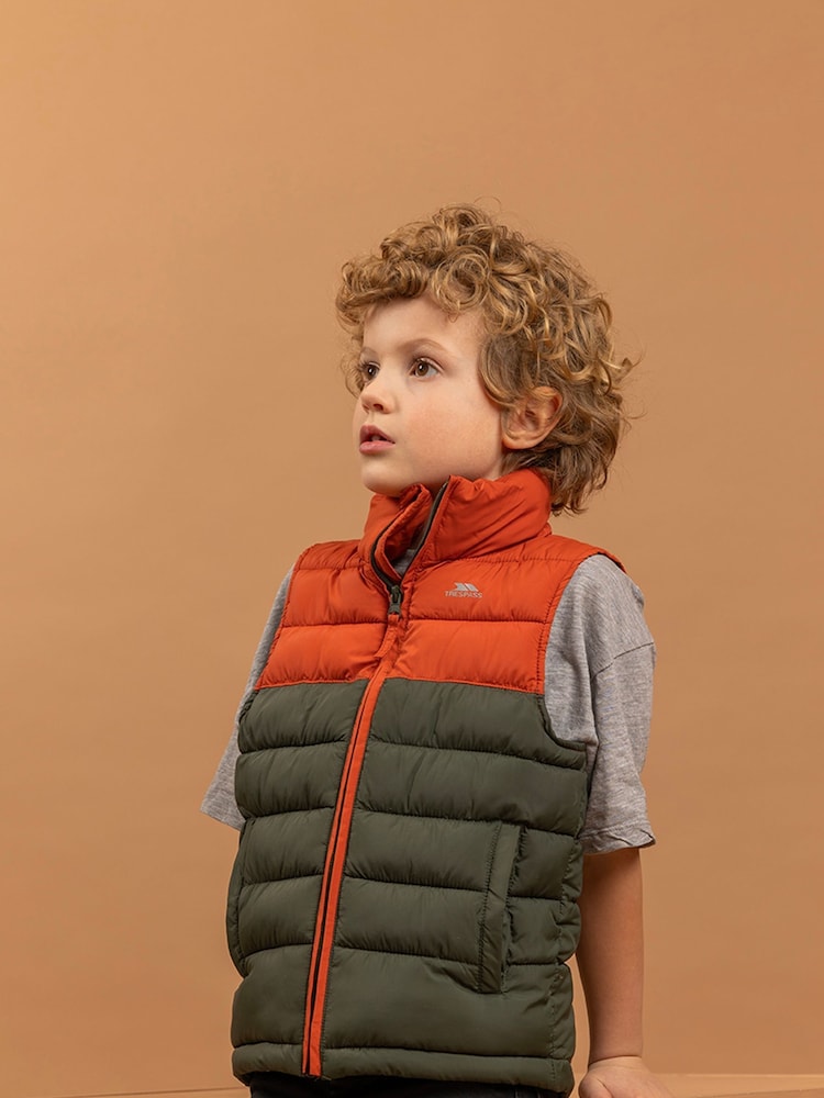 Trespass Orange Oskar Kids Gilet - Image 2 of 6