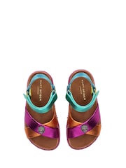 Kurt Geiger London Mini Junior Pink Kensington Espadrille Sandals - Image 2 of 4