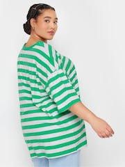 Yours Curve White 100% Cotton Boxy T-Shirt - Image 3 of 5
