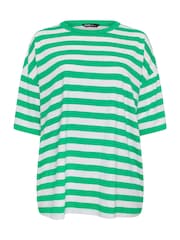 Yours Curve White 100% Cotton Boxy T-Shirt - Image 5 of 5