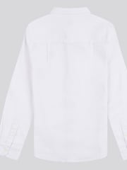 U.S. Polo Assn. White Linen Blend Boys Shirt - Image 6 of 7