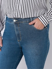 Evans Curve Fit Bootcut Blue Jeans - Image 4 of 4