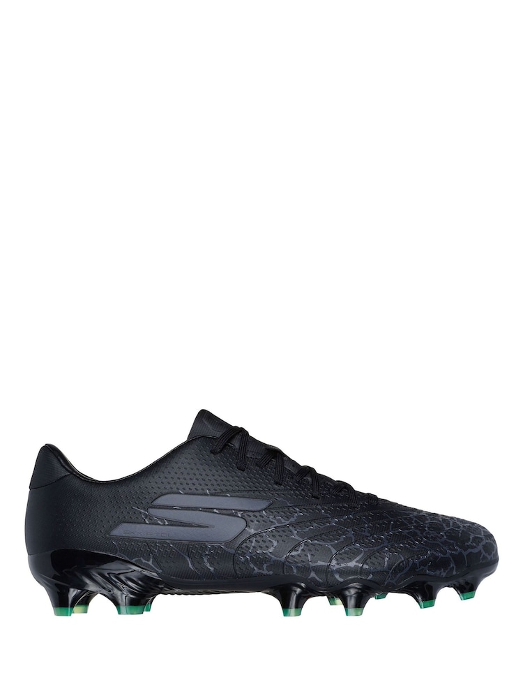 Skechers Silver/Black Gold Firm Ground Football Boots - Image 1 of 5