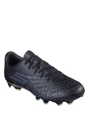 Skechers Silver/Black Gold Firm Ground Football Boots - Image 3 of 5