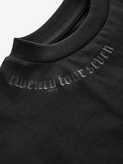 Black Unlimited Relaxed Fit Short Sleeve Graphic 100% Cotton T-Shirt (3-16yrs) - Image 3 of 5