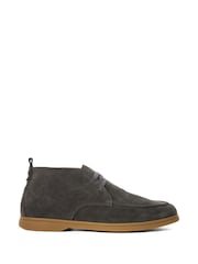 Dune London Grey Camly Lace-Up Chukka Boots - Image 3 of 6