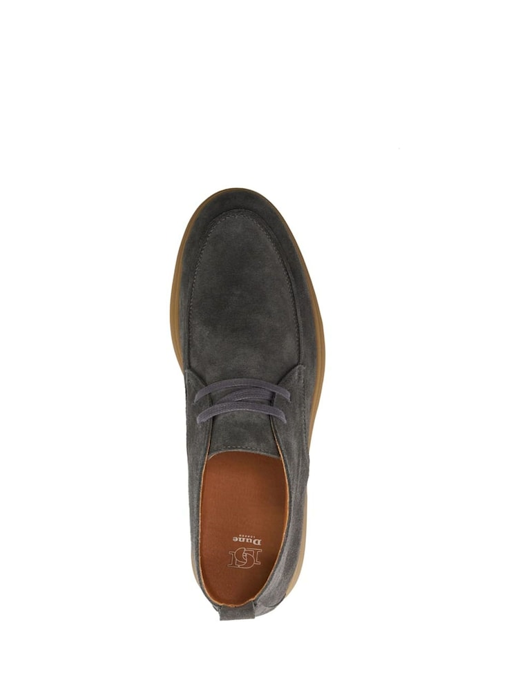 Dune London Grey Camly Lace-Up Chukka Boots - Image 6 of 6