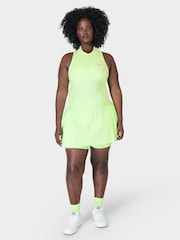 Sweaty Betty Matcha Green Power Match Point Pleat Tennis Skort - Image 7 of 8