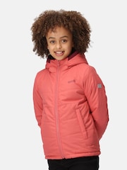 Regatta Red Shower Resistant Girls Kyrell Reversible Jacket - Image 1 of 10