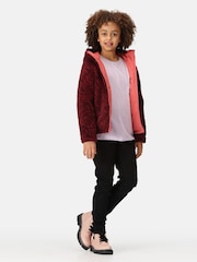 Regatta Red Shower Resistant Girls Kyrell Reversible Jacket - Image 5 of 10