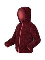 Regatta Red Shower Resistant Girls Kyrell Reversible Jacket - Image 9 of 10