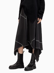AllSaints Black Agnes Skirt - Image 1 of 7