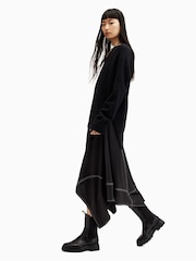 AllSaints Black Agnes Skirt - Image 3 of 7