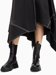AllSaints Black Agnes Skirt - Image 6 of 7