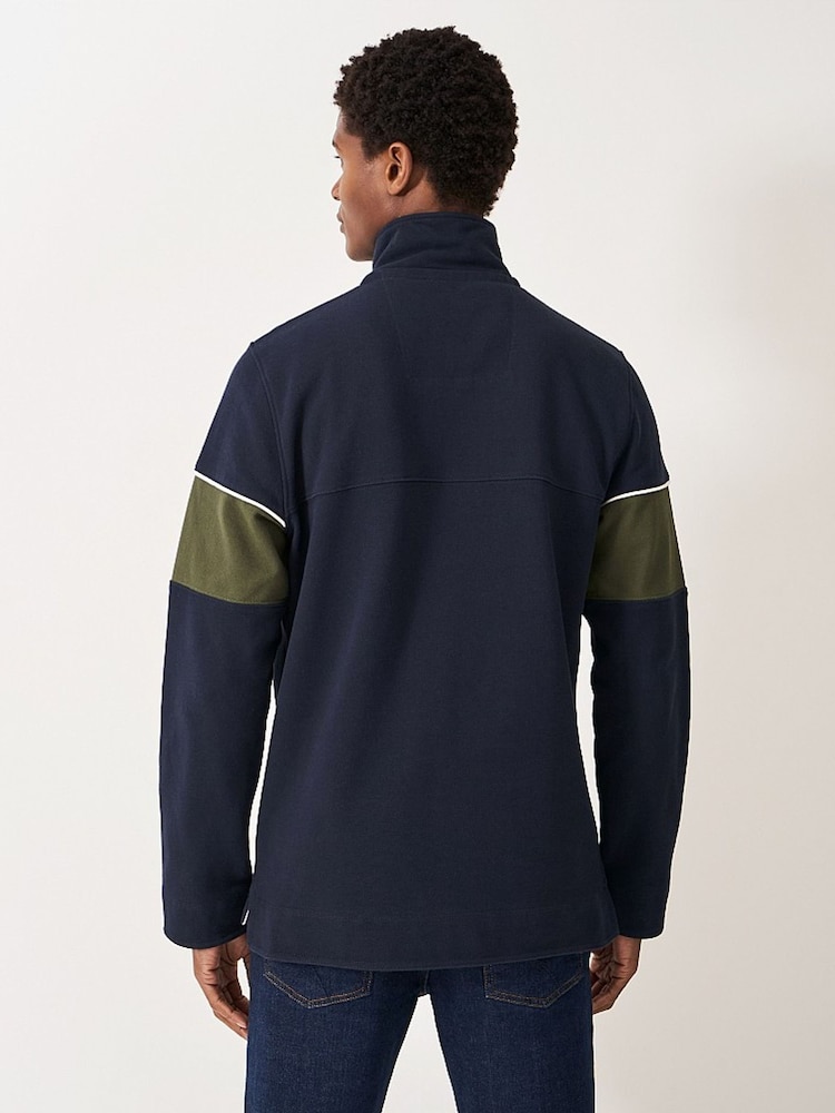 Crew Clothing Lightweight Chest Stripe Padstow Sweatshirt - Image 2 of 4