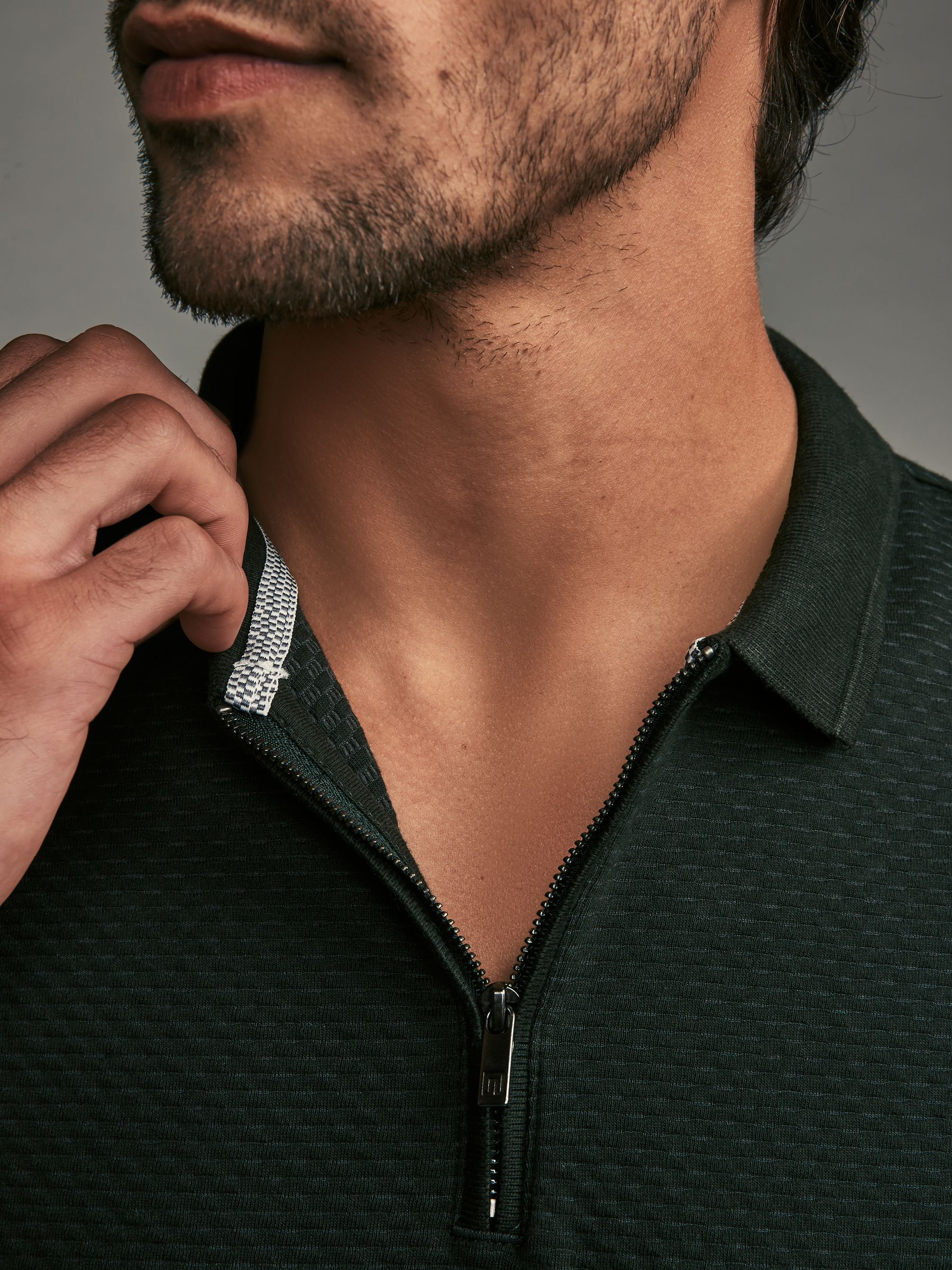本日限定Cotton Knit Short-Sleeve Polo オリーブ 1 Katie Short Sleeve Knit Polo – Handzy Shop + Studio