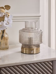 Lipsy Brass USB Rechargable Table Lamp - Image 2 of 5