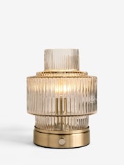 Lipsy Brass USB Rechargable Table Lamp - Image 4 of 5
