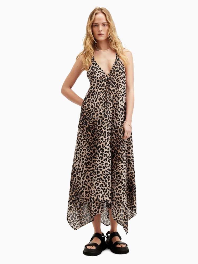 AllSaints 100% Cotton Meria Broderie Dress - Изображение 1 из 5