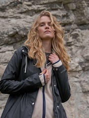 Ilse Jacobsen Straight Fit Lightweight Waterproof Rain Jacket - Image 2 of 10