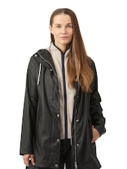 Ilse Jacobsen Straight Fit Lightweight Waterproof Rain Jacket - Image 6 of 10