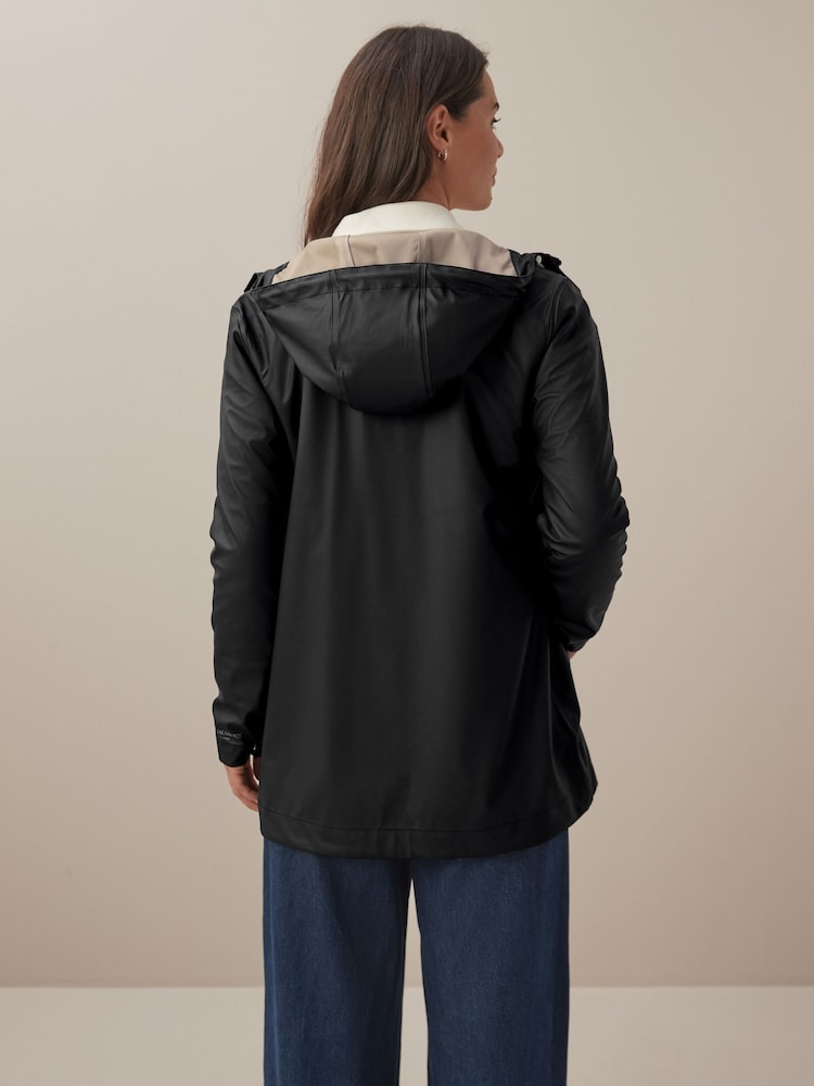 Ilse Jacobsen Straight Fit Lightweight Waterproof Rain Jacket - Image 7 of 10