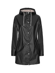 Ilse Jacobsen Straight Fit Lightweight Waterproof Rain Jacket - Image 9 of 10