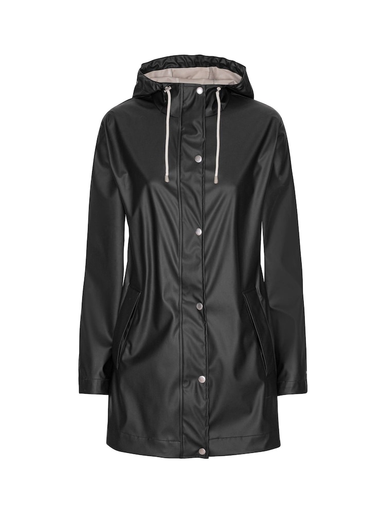 Ilse Jacobsen Straight Fit Lightweight Waterproof Rain Jacket - Image 9 of 10
