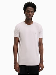 AllSaints Purple Tonic Crew Neck T-Shirts 3 Pack - Image 4 of 7