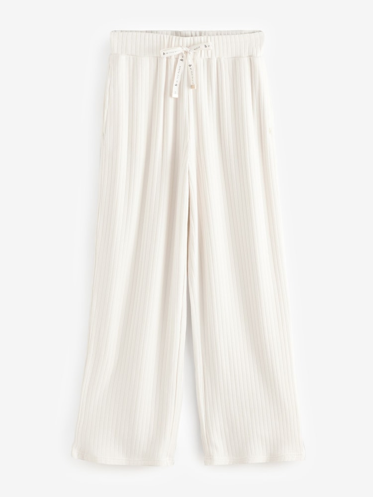ivoire - B by Ted Baker Pantalon Ample Lounge côtelé - Image 4 of 7