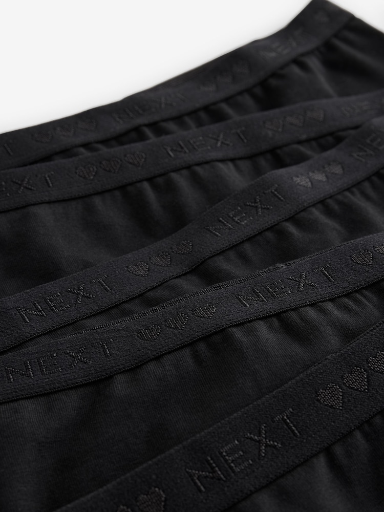Black Boxer Short Briefs 5 Pack (2-16yrs) - Image 6 of 8