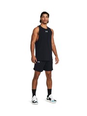 Under Armour Black Under Amour Baseline Shorts - Image 3 of 6