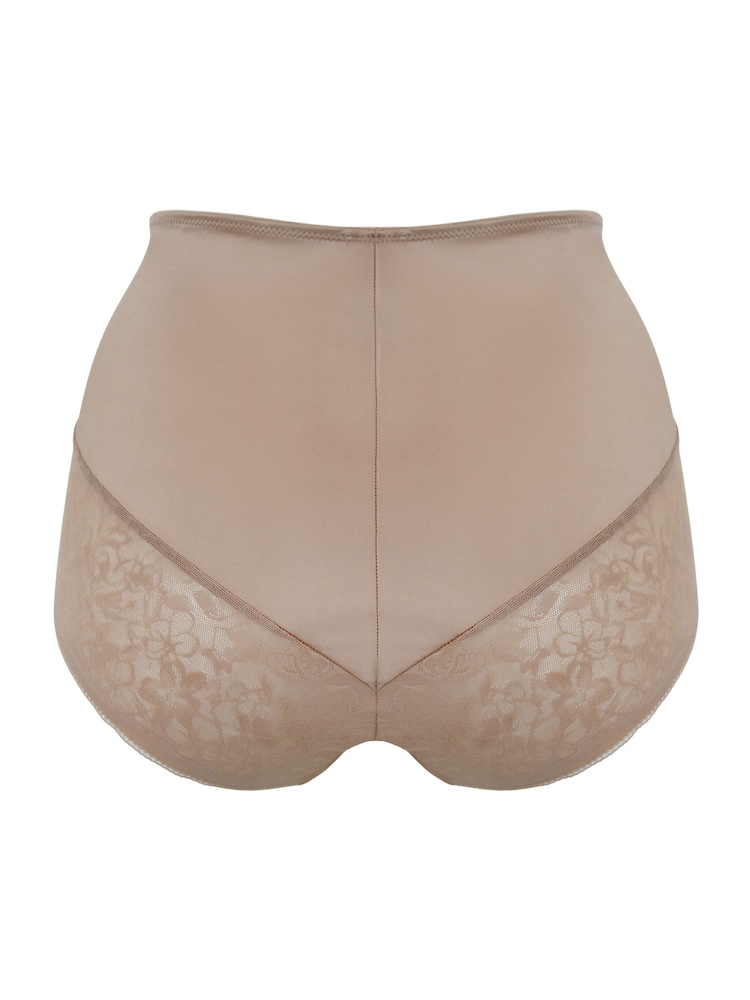 Pour Moi Nude Effortless No VPL Light Control Lace Deep Briefs - Image 4 of 4 Pour Moi Nude Effortless No VPL Light Control Lace Deep Briefs - Image 4 of 4