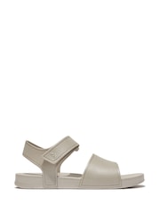 Zilver - FitFlop Kids Junior Iqushion Shimmer Ergonomic Sandals - Image 1 of 4