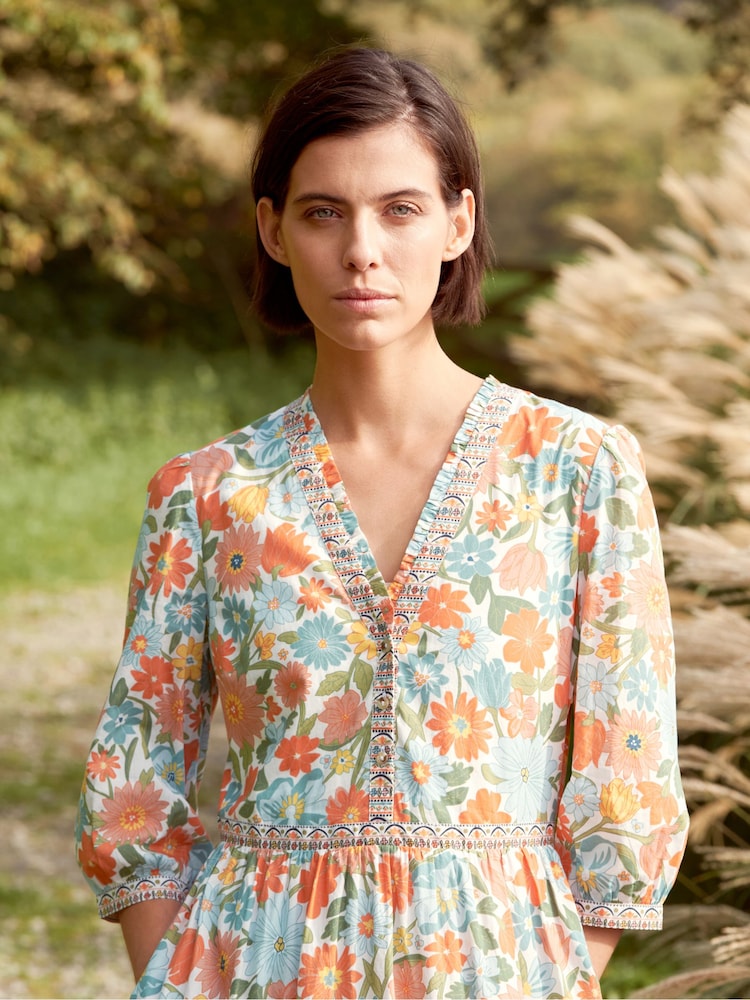 Seasalt Cornwall Black Hills Border Dress - Image 2 of 8