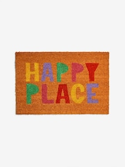 Brown Happy Place Slogan Doormat - Image 6 of 6