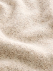 Нейтральный - Relaxed Fit Signature Brushed Alpaca/Wool Mix Crew Jumper - Image 9 of 9