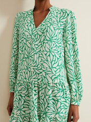 Phase Eight Green Petite Penele Swing Dress - Image 5 of 7