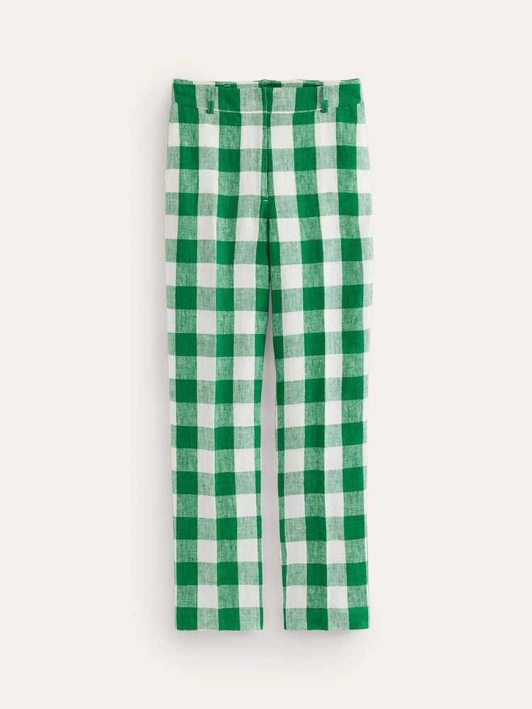 Boden Green Crinkle Tapered Trousers - Image 5 of 5