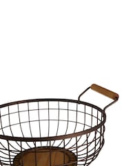 Interiors by Premier Bronze Vertex Powder Coated Fruit Basket - Image 3 of 3