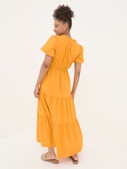 FatFace Aubrey Orange Maxi Dress - Image 2 of 6