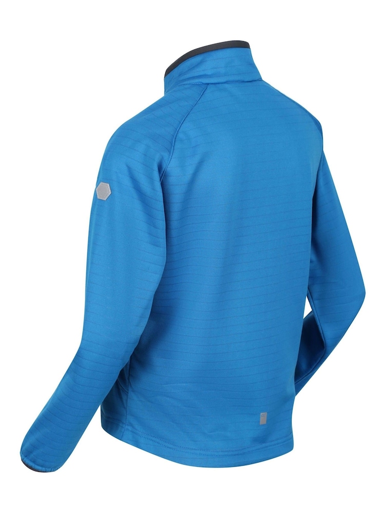 Regatta Blue Junior Highton Lite Softshell Jacket - Image 4 of 4