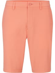 BOSS Pink Slim Fit Shorts in Water Repellent Easy Iron Fabric - Image 5 of 5